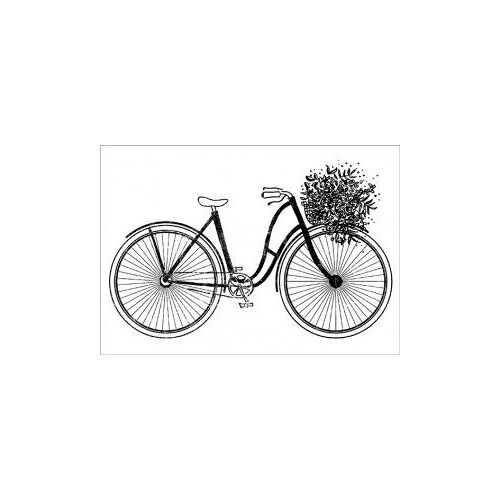Tampon Vélo - 37x53 Mm - Bois