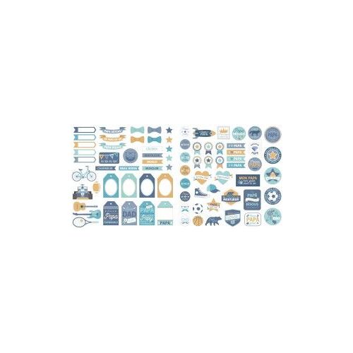 81 Die-Cuts Papier Papa