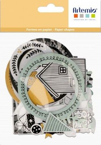 100 Die-Cuts Papier - Imagine Xmas