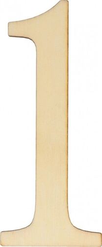 Set 12 Chiffres 10 Cm - Bois