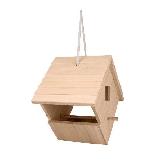 Nichoir Mangeoire - 22,5x23x16 Cm -Bois