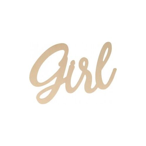 Girl - 25x15,5 Cm - Bois