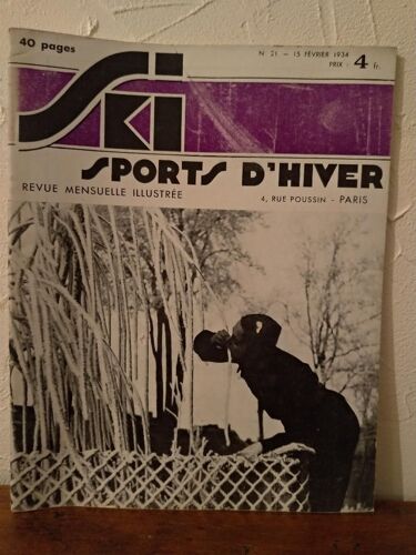 Revue Ski Sports D Hiver 15 Fevrier 1934