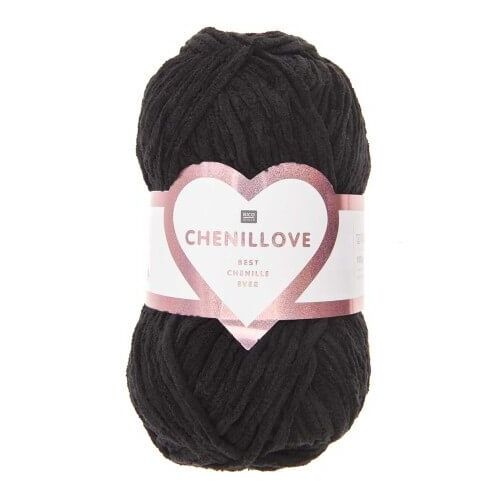 Découvrez Le Confort Et La Douceur De La Pelote Velours Creative Chenillove 100gr De Rico Design 14 Noir