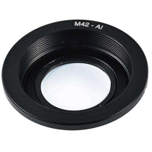 Bague d'adaptation d'objectif M42 Verre M42-AI pour objectif M42 à monter avec appareil photo reflex numérique en verre de mise au point