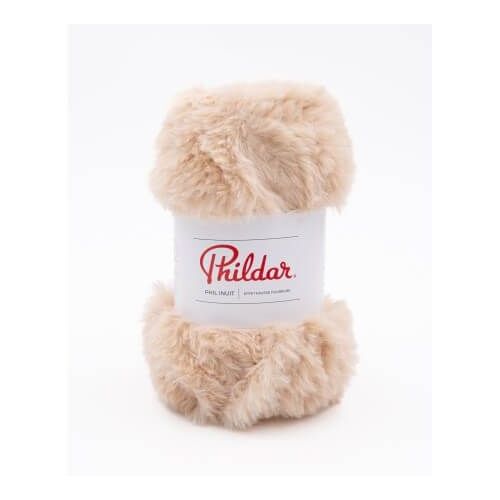 Pelote De Fourrure À Tricoter Phil Inuit - 100gr - Phildar Biche Marron