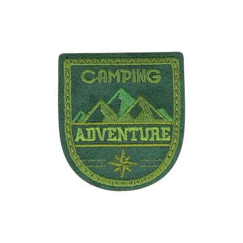 Ecussons Thermocollant Sport Classique 5,1 X 4,7 Cm - Mediac 003 Vert Camping