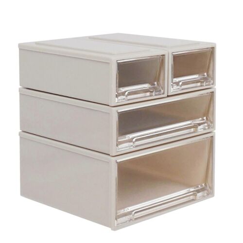 1:6 Mini Meubles Grand Costume Quatre Pièces Tiroir Boîte De Rangement Combinaison Accessoires 1
