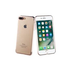 Muvit Crystal - Coque De Protection Pour Téléphone Portable - Transparent, Or Rosé