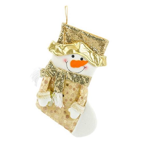 Bas de Noël Grand Noël Bas Décoration Paillettes Arbre de Noël Pendentif