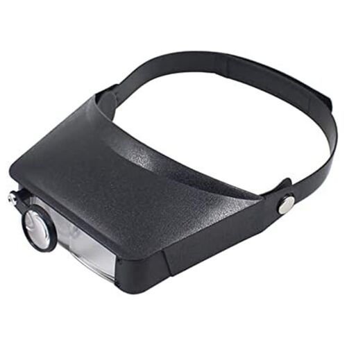 Loupe De Bandeau Mince Avec 4 Lentilles, Réparation Assistée De La Loupe De Lecture Montée Sur La Tête 1.5x / 3x / 9.5x / 11x