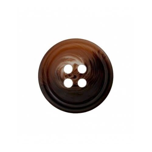 Boutons Dégradés Costume Polyester 4 Trous 25mm X 2 - Prym Brun Moyen Marron