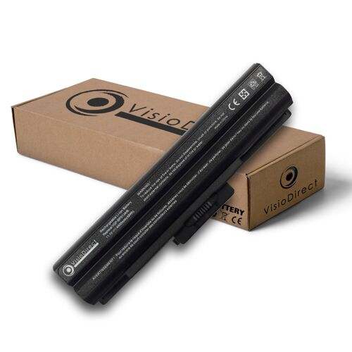 Batterie pour SONY VAIO PCG-7141M VGN-AW11M/H VGN-NS12M/W VGN-NW21EF/S VGN-AW11M/H VGN-FW51MF SR19XN VPC-CW2S1E Series VGN-AW21M/H VGN-SR59VG VGN-SR41M/W VGN-SR49VN/H VGN-NW21EF 4400mAh 11.1V - Visiodirect -