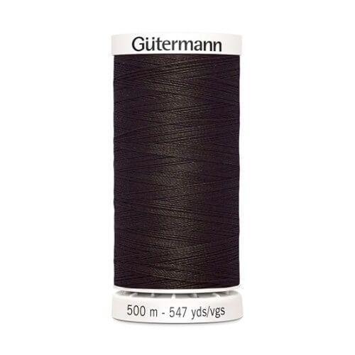 Fil À Coudre 100% Polyester 500m - Gütermann 696 Marron