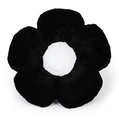 Coussin de fleurs Coussin de chaise de bureau Coussin noir et blanc Coussin d'assise Canapé Coussin de soutien lombaire Décoration de chambre A