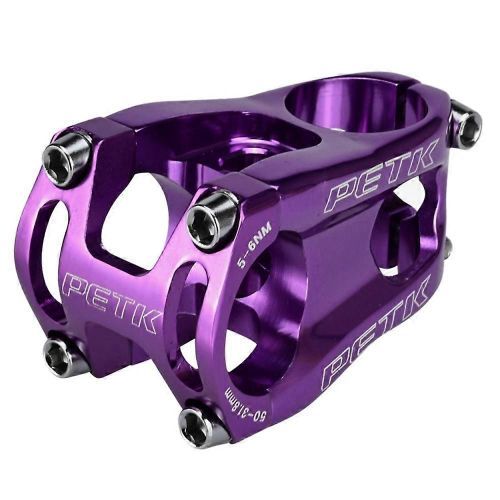 Mise À Niveau De La Tige De Guidon De Vélo Pour Am / / Dj / Fr 31.8mm Vtt Potence Cnc 6061 Pièces En Alliage D'aluminium, Violet