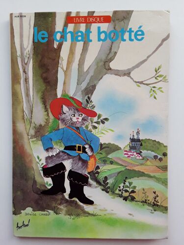 Le Chat Botté Livre Disque Vintage 80