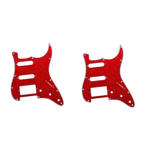 Accessoires Guitare Guitare Électrique Pickguard Couverture Avant Pickguard Guitare Électrique Rouge