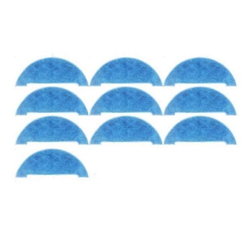 Lot de pièces d'aspirateur chiffon de vadrouille pour robot nettoyeur v8 v8s x750 10 pièces