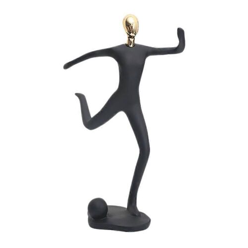 Statue de golfeur pour hommes Décoration d'athlète Armoire Décoration de la maison Placage moderne Résine Décoration Bijoux-D