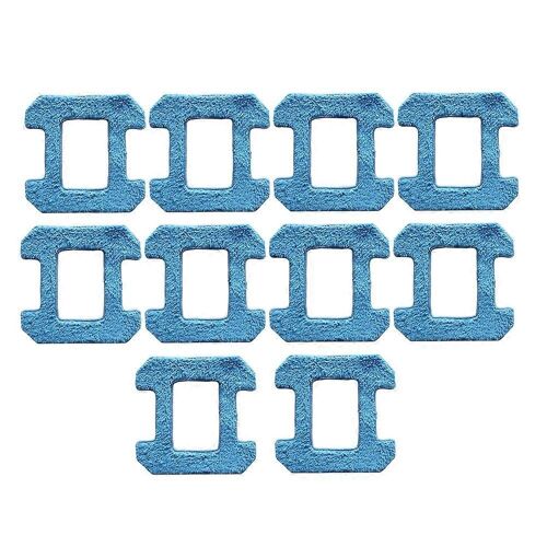 10Pcs Vadrouille Sèche pour 268 Fenêtre Propre Vadrouille Chiffon Accessoires Verre Microfibre Chiffon Pièces Nettoyantes