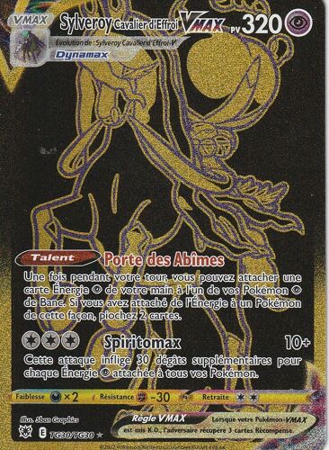 Carte Pokemon - Sylveroi Cavalier D'effroi - Vmax - Tg30/Tg30 - Ultra-Rare - Eb10 - Astres Radieux -