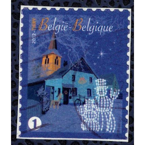 Belgique 2012 Oblitéré Sur Fragment Used Christmas New Year Noël Nouvel An
