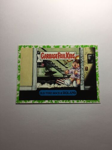 Carte Les Crados 2018 Gpk Garbage Pail Kids Sticker Topps Old Time Rock & Roland 5a
