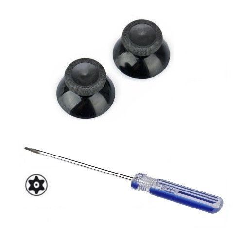 2 Joystick Xbox One Noir + Tournevis T8 Screwdriver Avec Trou