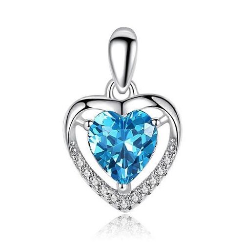 Saint Valentin Éternel Coeur Amour Pendentif Femelle Simple Mode Tempérament Pendentif(Sans Neckla