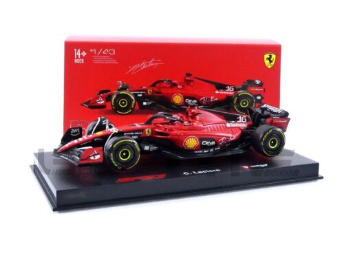 Bburago 1/43 36835le Ferrari Sf-23 - Season Car F1 2023 (C. Leclerc) Diecast Modelcar-Bburago