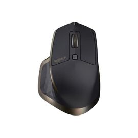 Logitech MX Master - Souris - laser - 5 boutons - sans fil - 2.4 GHz, Bluetooth - récepteur sans fil USB - météorite