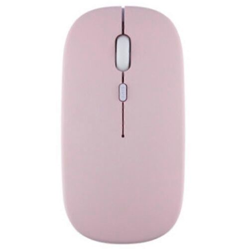 Souris Bluetooth sans fil rechargeable pour Pro 12.9 11 2020 9.7 10.2 10.5 Air 2 Mini 5 4 Tablet PC(Rose)