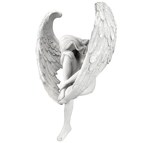 Rédemption Ange Sculpture Créative Sculpture Décoration Ange Statue Décoration - Taille 15 * 13cm