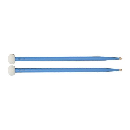 2pc Érable Mallet Percussion Xylophone Bell Mallets Glockenspiel Baguettes Baguette De Tambour Maillet Avec Poignée Maillet En Feutre, Bleu