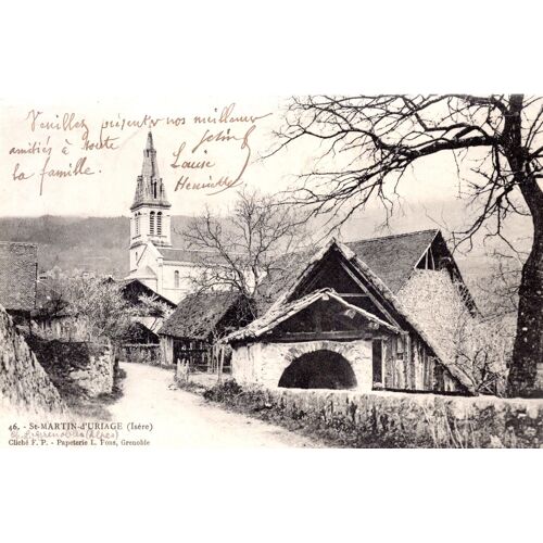 Carte Postale De Saint-Martin D'uriage (Isère) Vue Générale