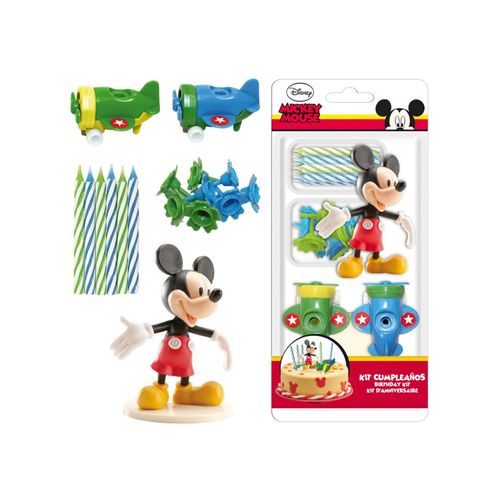Kit Bougie Danniversaire Mickey Taille Unique