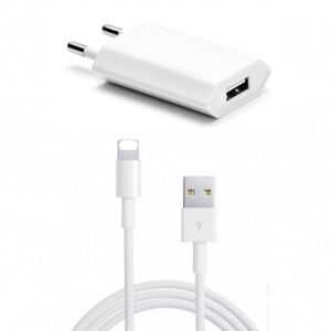 Chargeur IPhone MFi 4 Pack - Adaptateur Secteur + Câble Lightning 3 M, Charge Rapide Et Sécurisée