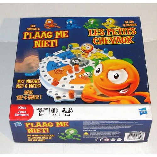 Les Petits Chevaux Jeu De Societe Plaag Me Niet - Jeu Tap O Matic Hasbro 2009
