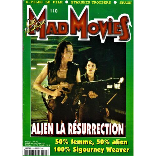 Ciné Fantastique Mad Movies N°110 Alien La Resurrection Starship Troopers Spawn