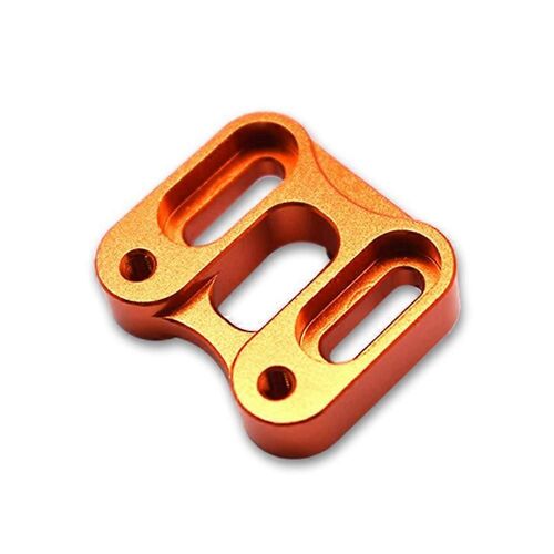 Base De Montage Du Servo De Direction Avant En Métal Pour Axial Scx6 Axi05000 1/6 Rc Crawler Car Upgrade Parts, Orange