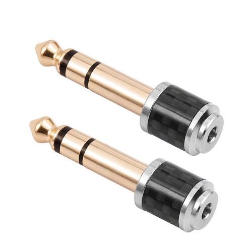 6,35 mm mâle à 3,5 mm femelle prise jack mini adaptateur audio casque connecteur microphone adaptateur de câble auxiliaire