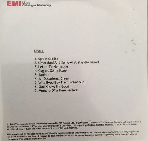 David Bowie Space Oddity 40th Anniversary Edition