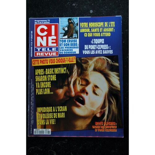 Cine Tele Revue 1993 07 03 N° 26 Sharon Stone Cover + 3 Pages