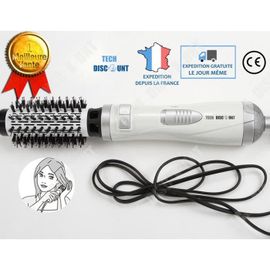 Td® Brosse Soufflante Ronde Seche Cheveux Brushing 2 En 1 Professionnel Demelante Bouclés Afro Enfant Voyage Fille Peigne Femme