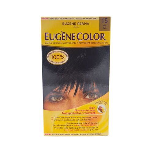 Eugène Perma - Crème Colorante Permanente Eugènecolor - 15 Noir 