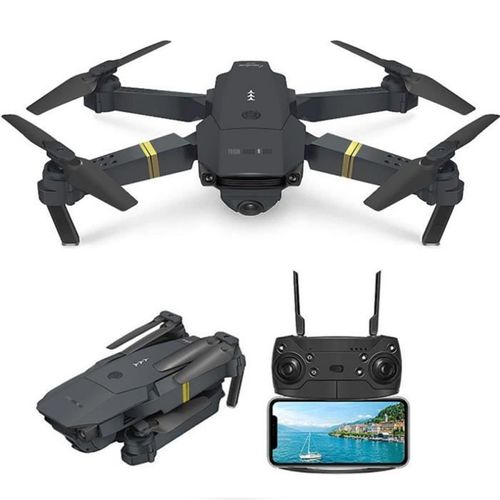 Inn E58 - Wifi 2mp 1080p Caméra Rc Drone Fpv + 3 Batteries Jouet Cadeau Noël Drone Pliable De Photographie Aérienne Hd-Innovtec