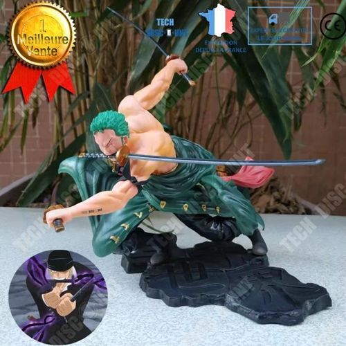 Td® Figurine Pirate Inspiration One Piece Sabreur Zoro Dimensions Réaliste Décoration Chambres Anime Japonais Manga Style Original