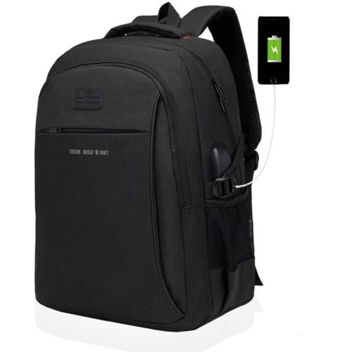 TD® MATEIN Sac à Dos Ordinateur Portable 15.6 Pouces Homme Fonctionnel Sac à Dos PC Portable avec USB Charging Port Imperméable Anti