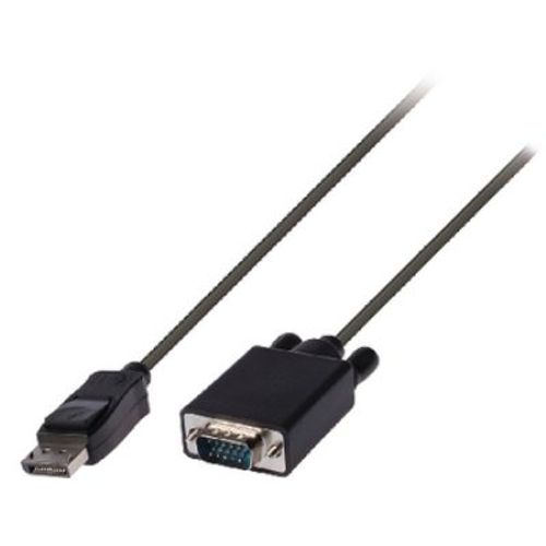 Câble DisplayPort vers VGA 1m Noir Connectland